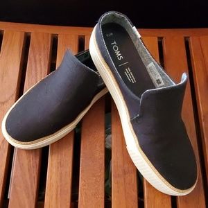 Tom's Sunrise slip on canvas shoes